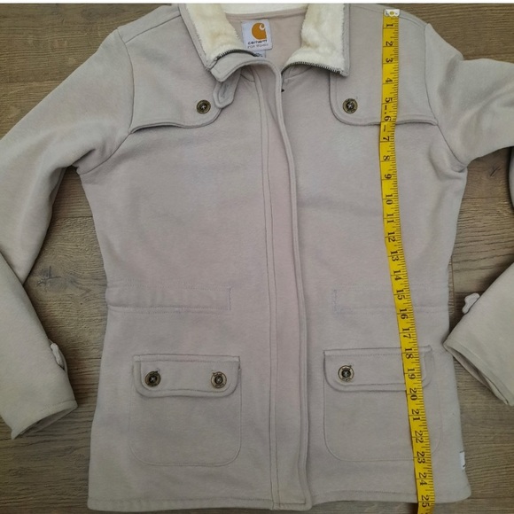 Carhartt Sherpa Sweat Jacket WK111 Medium - Picture 4 of 6